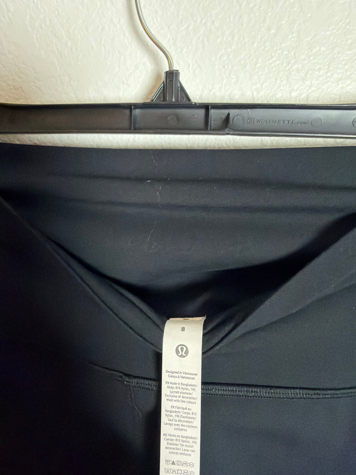 Lululemon Black Leggings Size 8