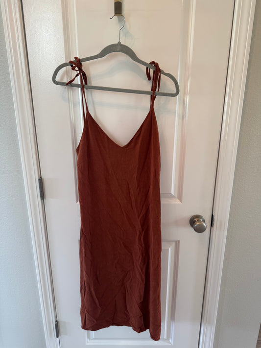 Midi Dress Women’s Medium Brown