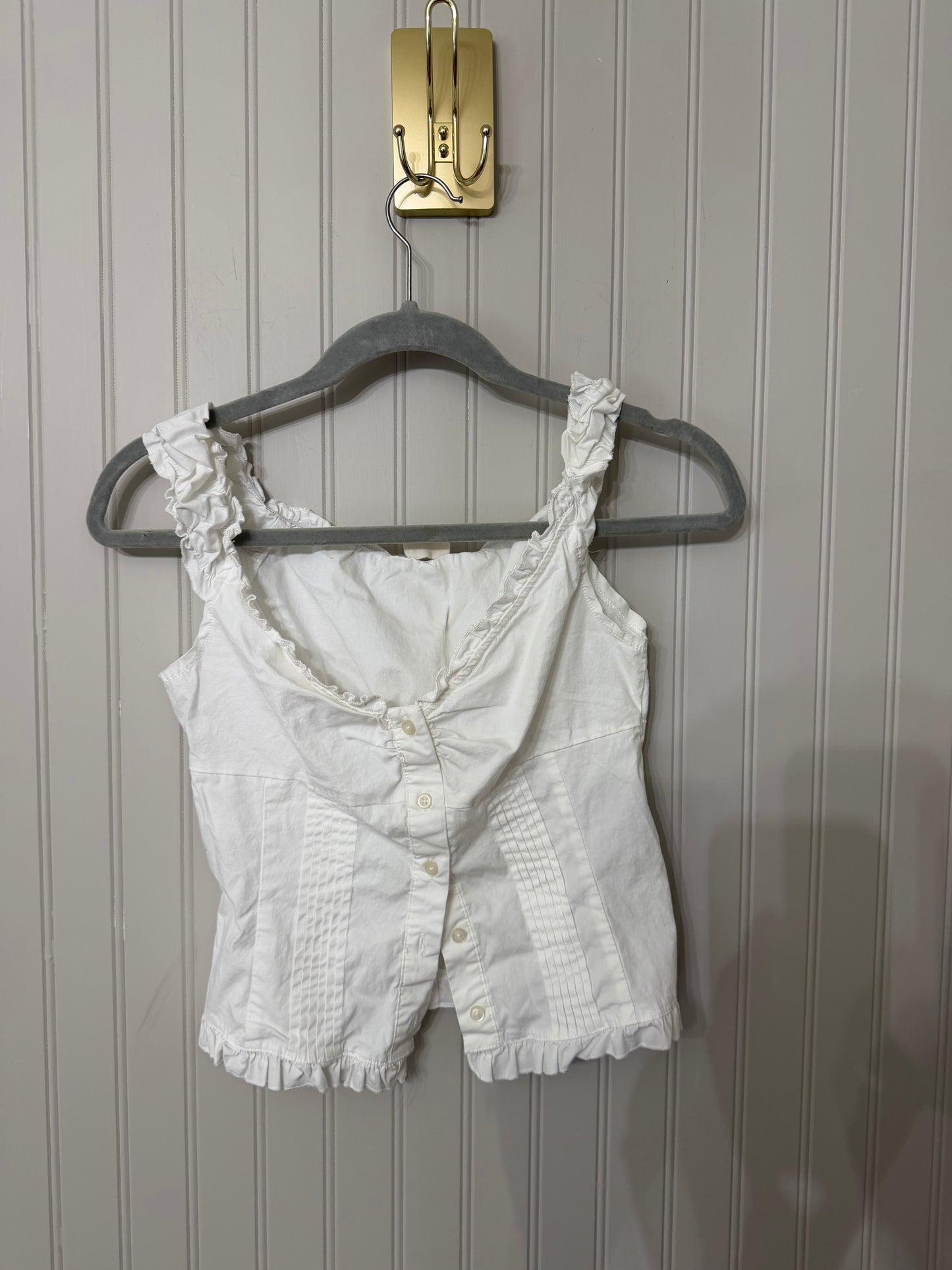 Brandy Melville John Galt Sleeveless Top Women’s Small White
