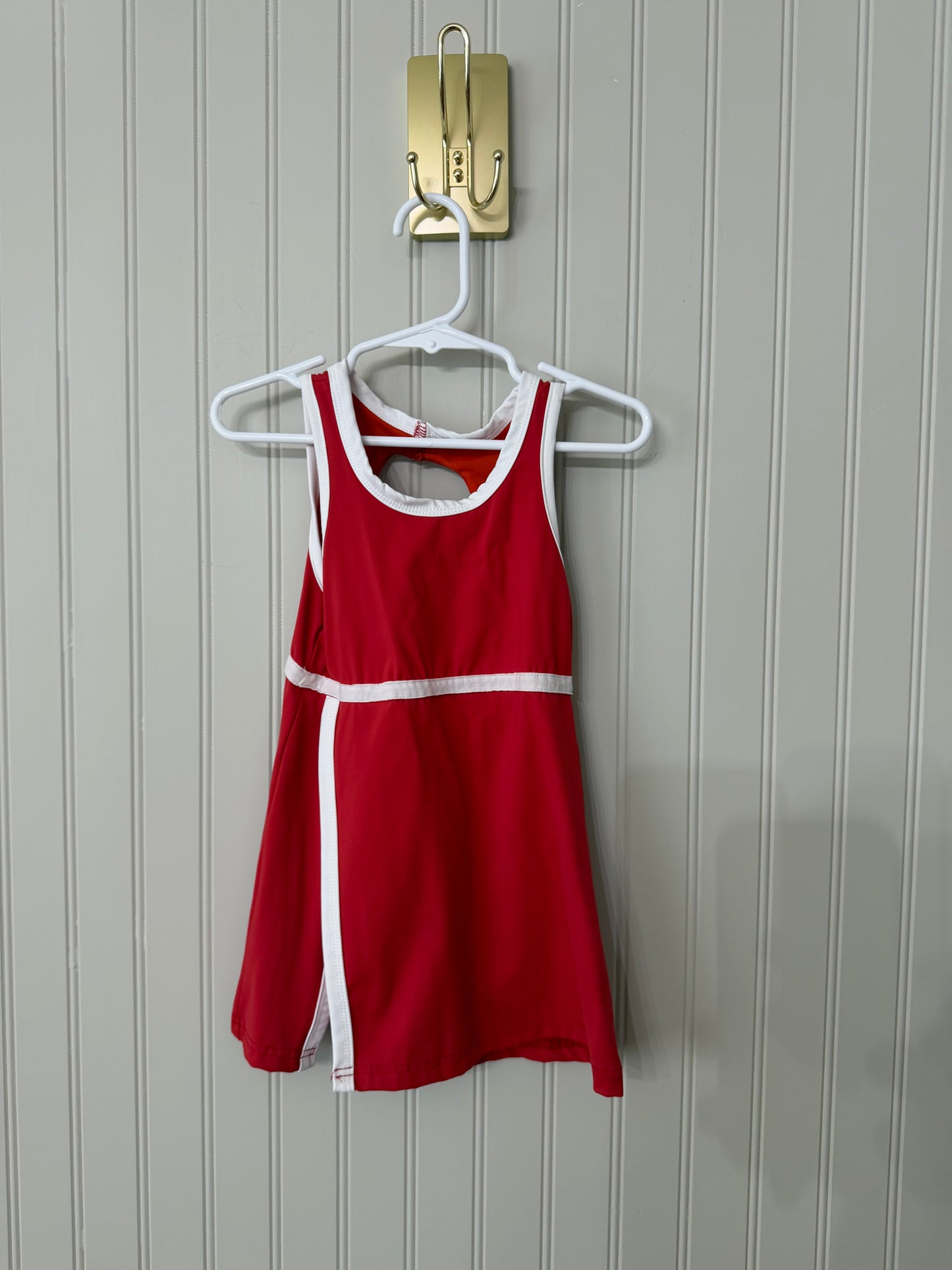 Athletic Dress Toddler Size 4 Years Red