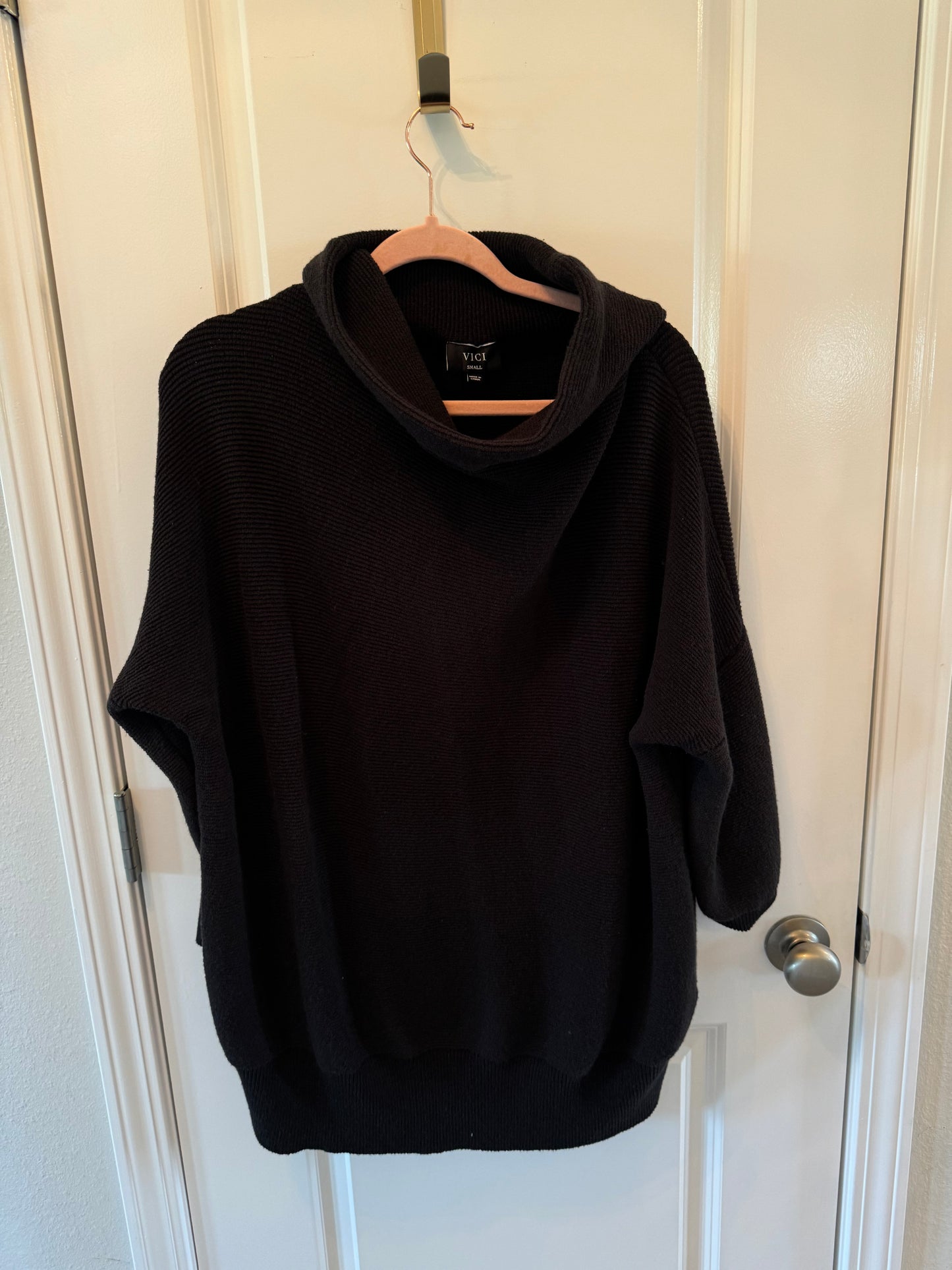 Vici Black Sweater Dress Size Small