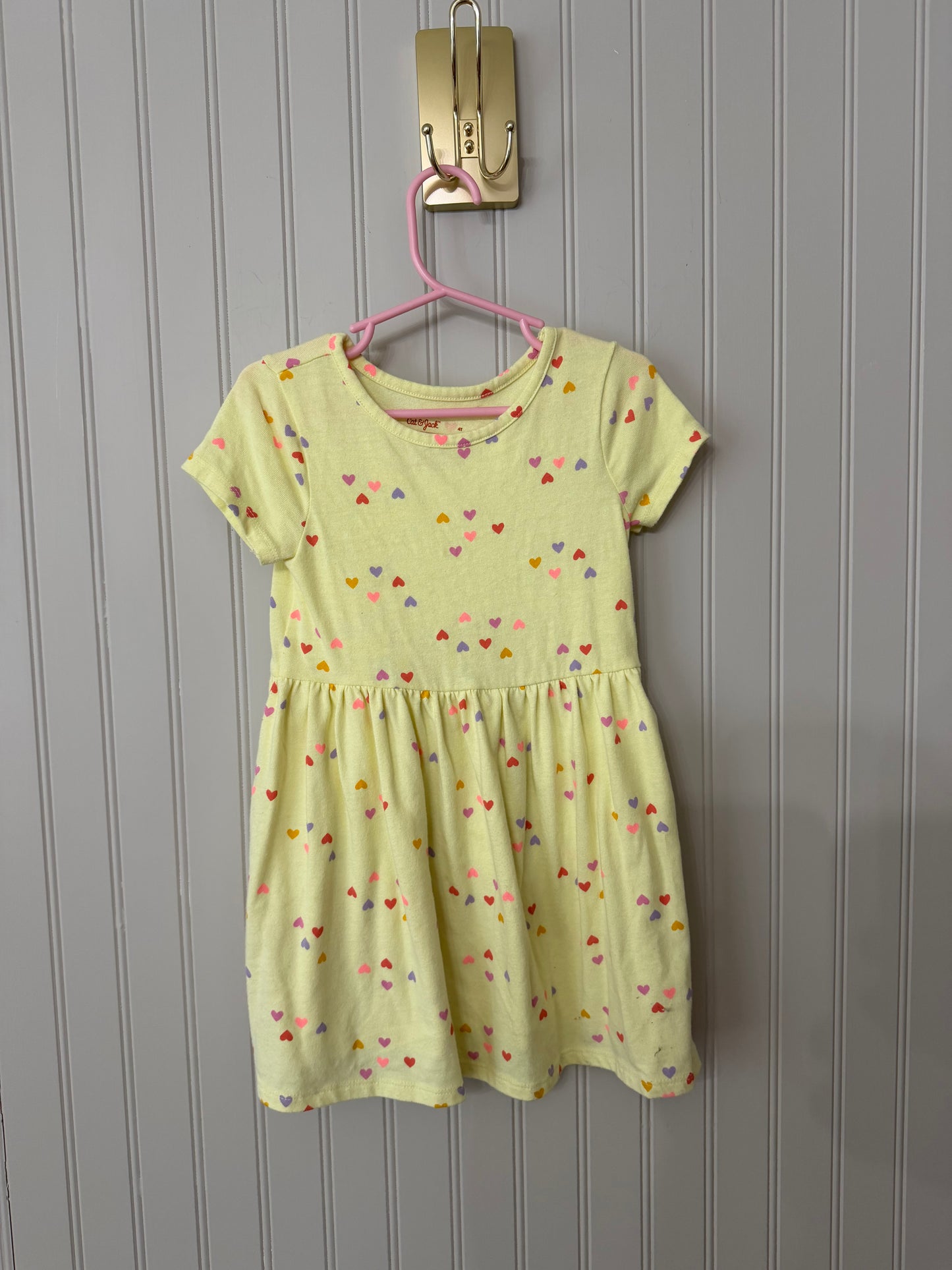 Cat & Jack Heart Dress Toddler Size 4T
