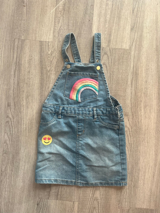The Children’s Place Toddler Girl Jean Overalls Dress Size 5T