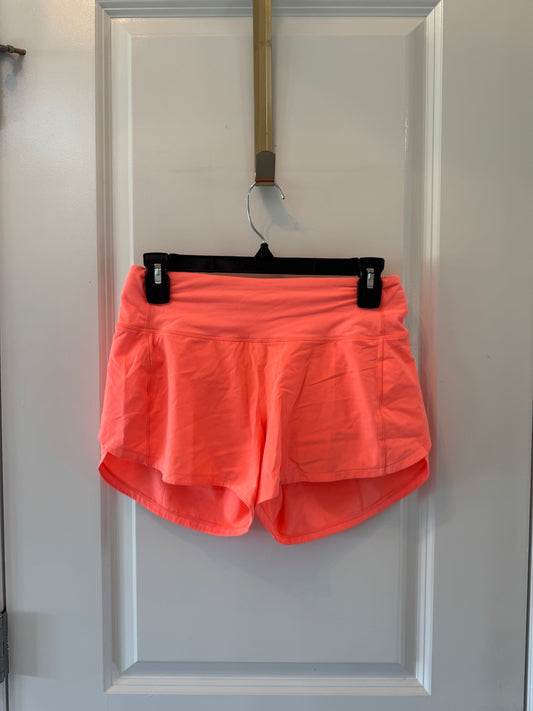 Lululemon Active Shorts Women’s Size 4 Neon Coral