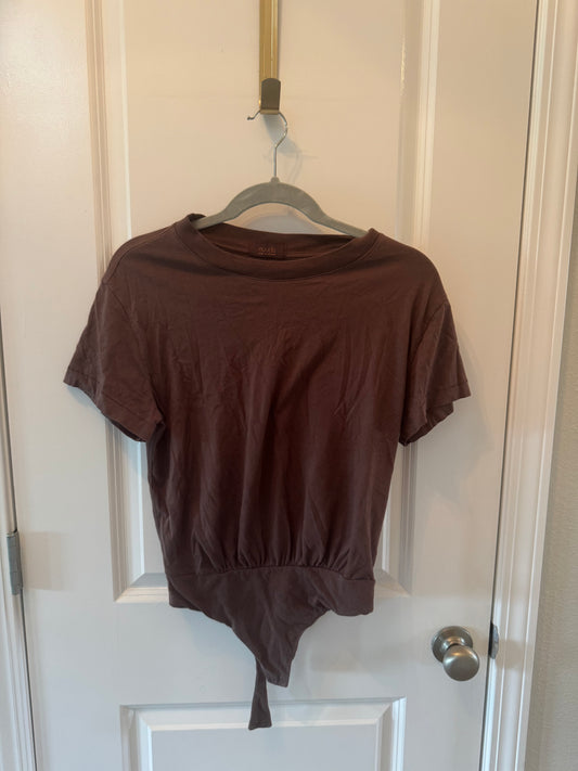 Nuuds Bodysuit Women’s Small Brown