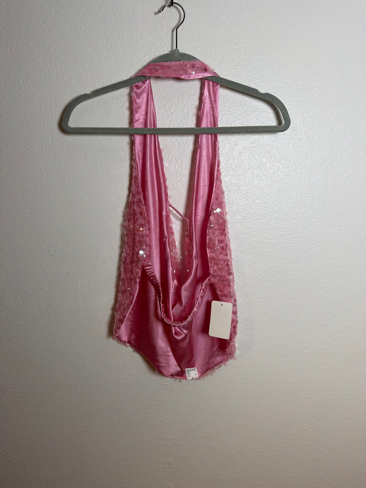 Pink Sequin Tank Size Medium