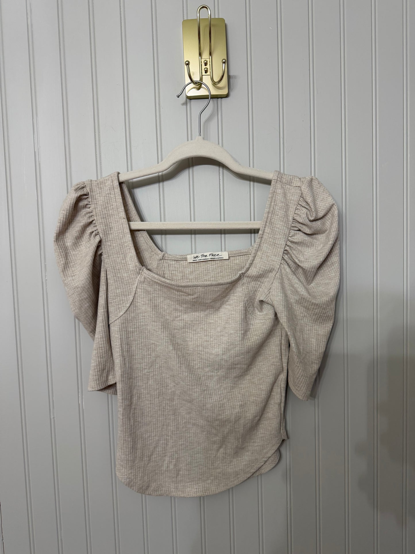 Free People We the Free Puff Sleeve Top Women’s Small