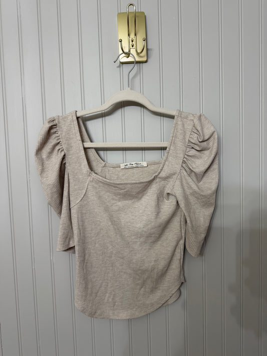 Free People We the Free Puff Sleeve Top Women’s Small