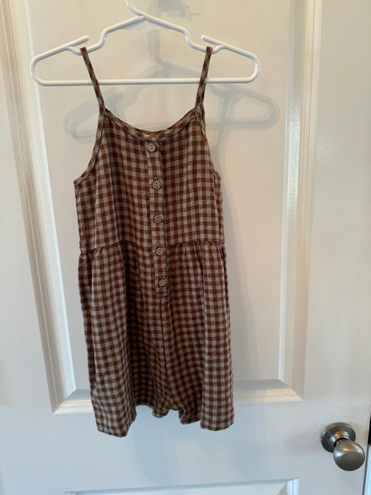 Rylee & Cru Gingham Dress Size 4/5 Years