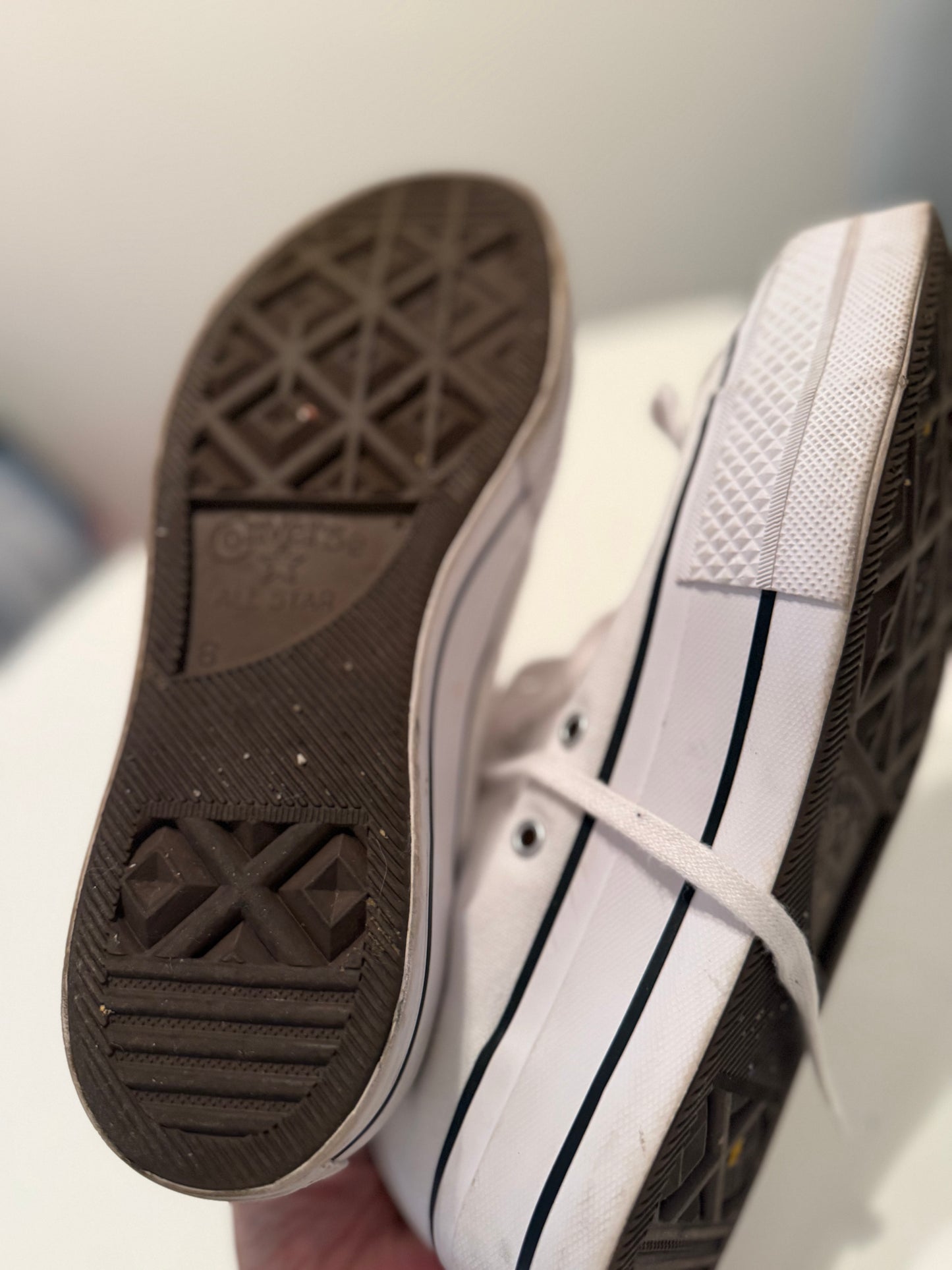 Converse High-Top Sneakers Women’s 6 White