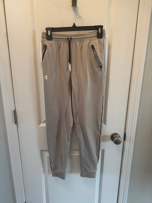 Under Armour Drawstring Joggers Youth Size XL Tan