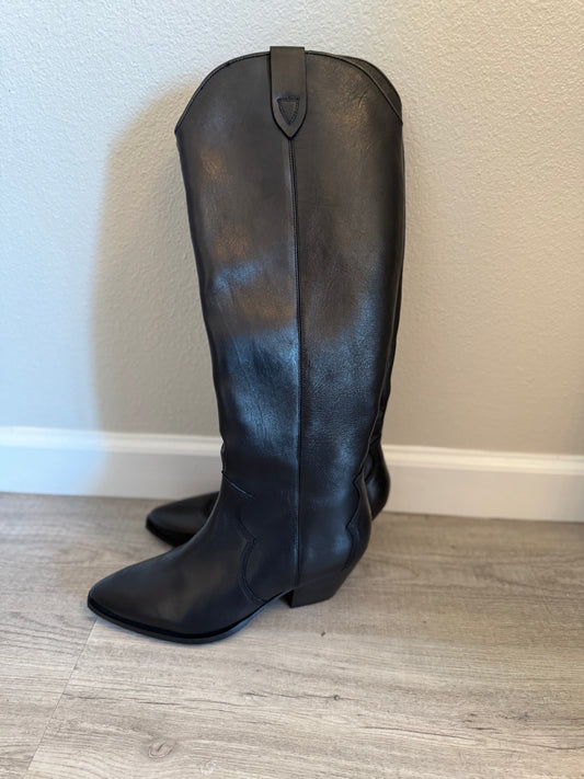 Tall Western Riding Boots Women’s 8 Black