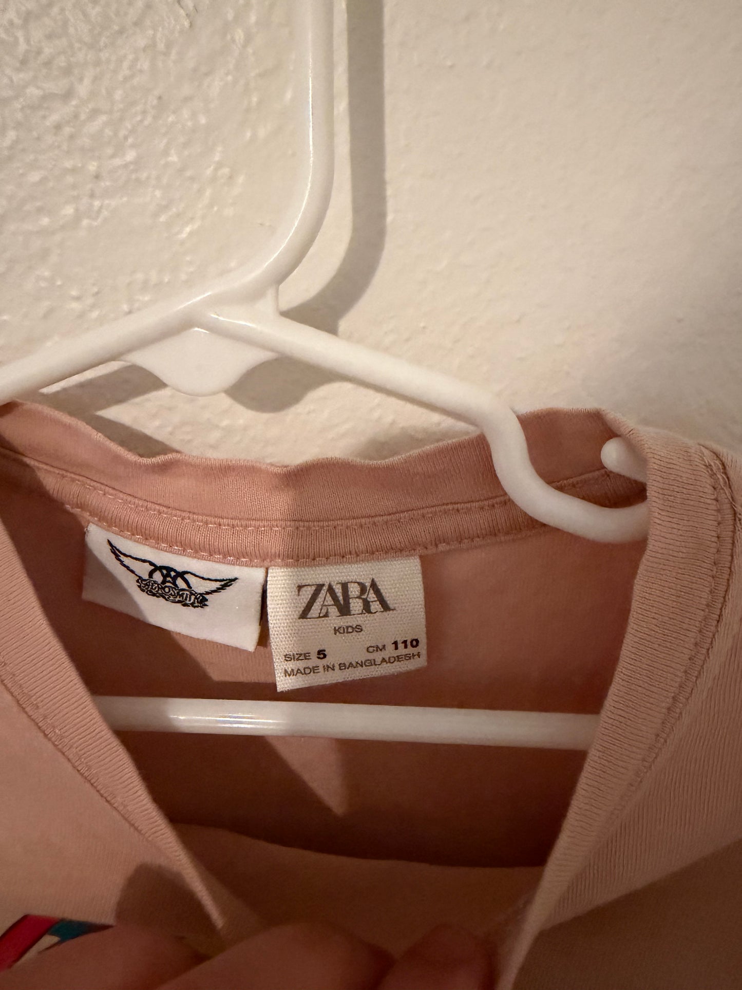 Zara Aerosmith Band Tee Girl’s Size 5