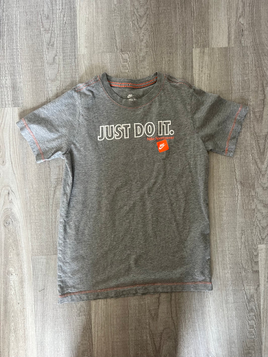 Nike Short Sleeve Tee Youth Boy’s Size Large Heather Gray
