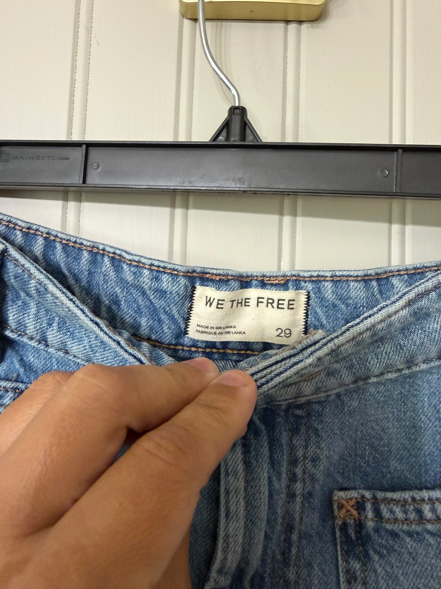 Free People High Rise Denim Shorts Women’s Size 29/8