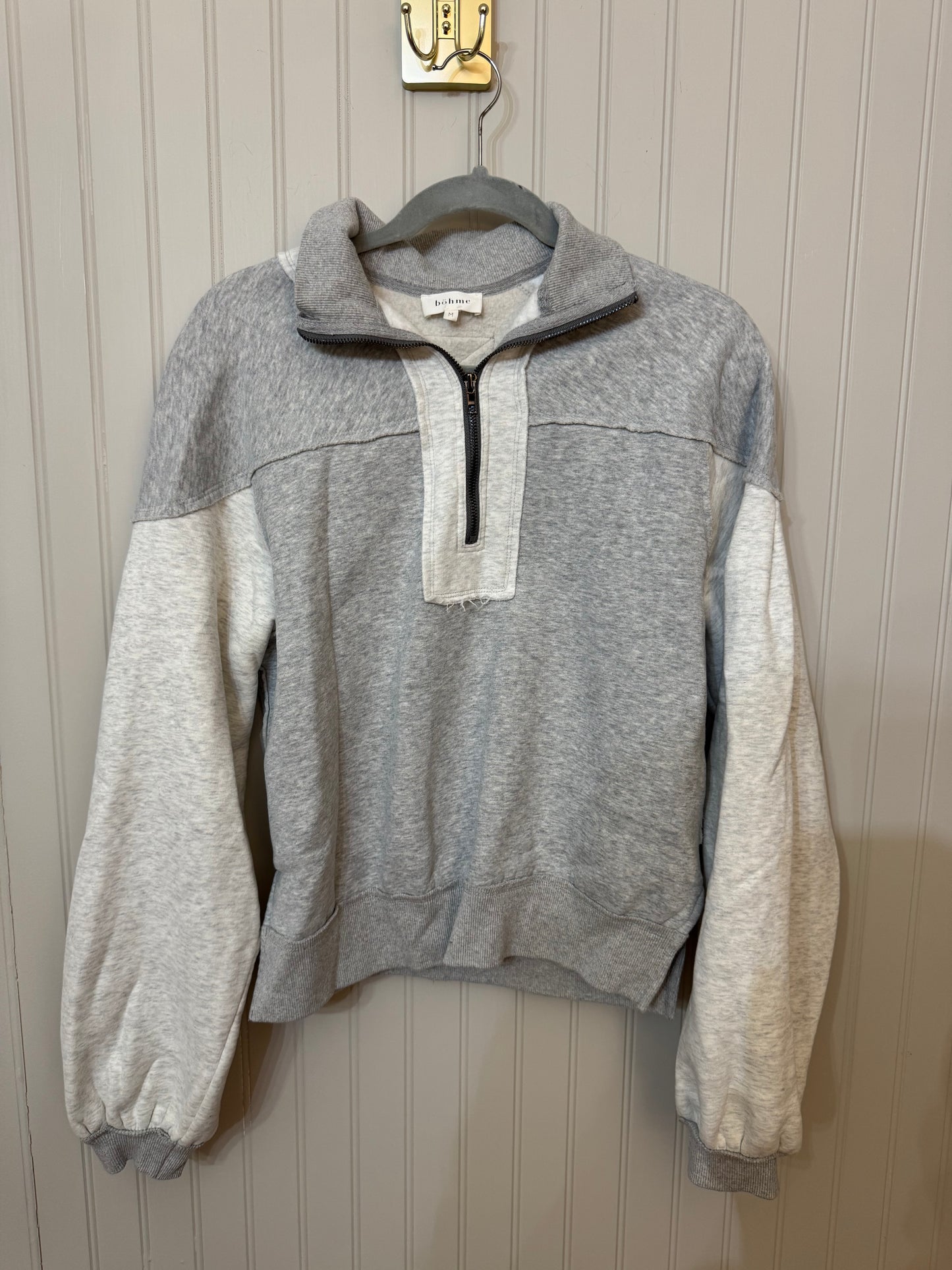 Bohme Quarter Zip Pullover Women’s Medium Heather Gray