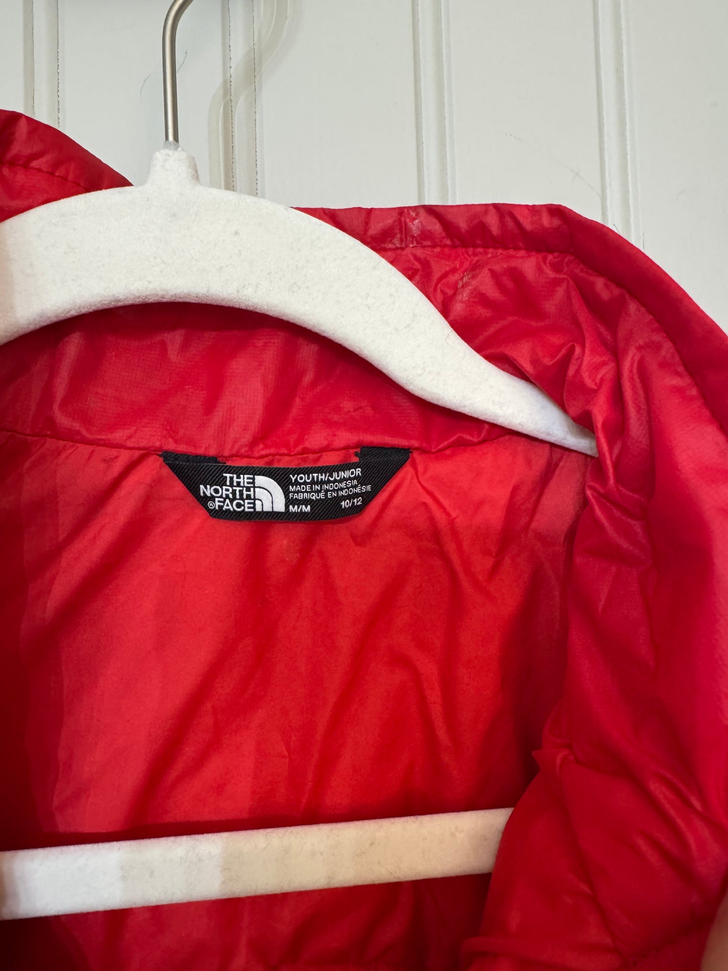 Boys Red North Face Coat Size 10/12 Years