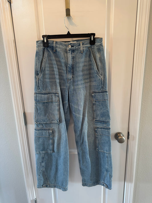 Aritzia x Denim Forum 90s Millie Cargo Jeans Women’s Size 29
