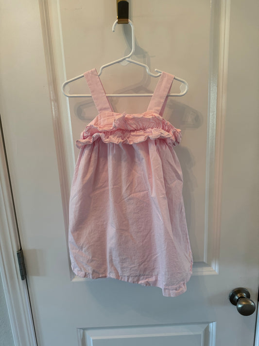 Zara Ruffle Dress Toddler Girl Size 3-4 Years Pastel Pink