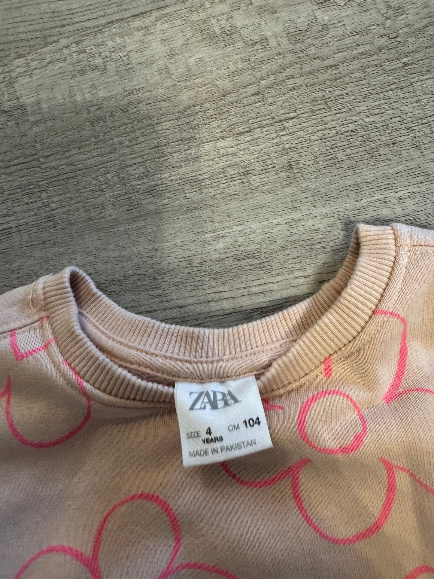 Zara Toddler Set Size 4 Years