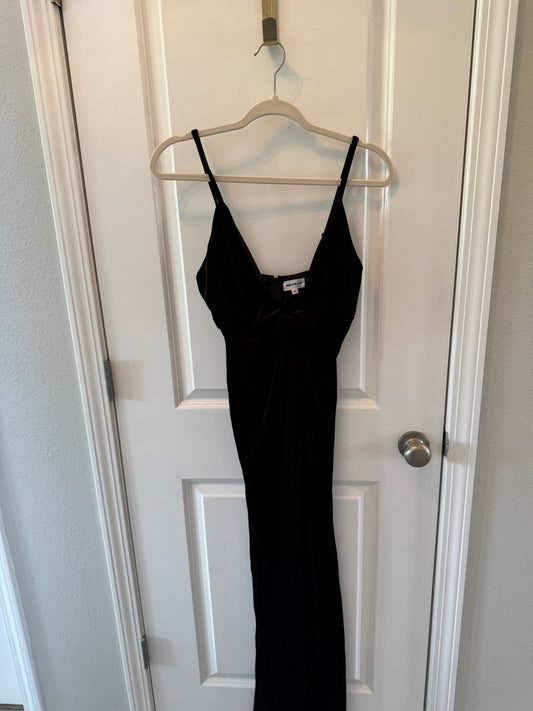 Revolve Superdown Aurora Velvet Maxi Dress Women’s XS Black