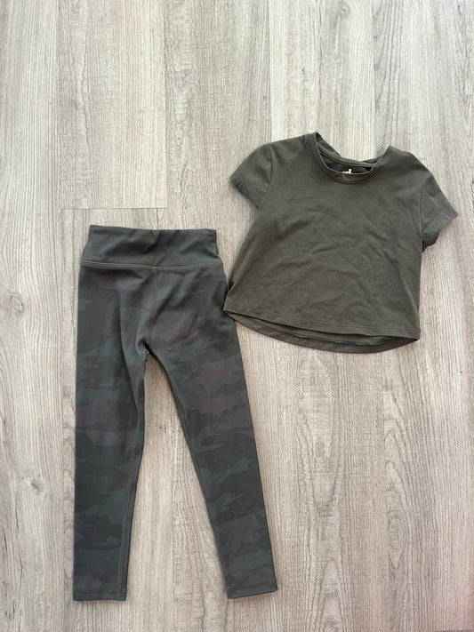 GB Matching Set Toddler Girl Size 2T Camo Green