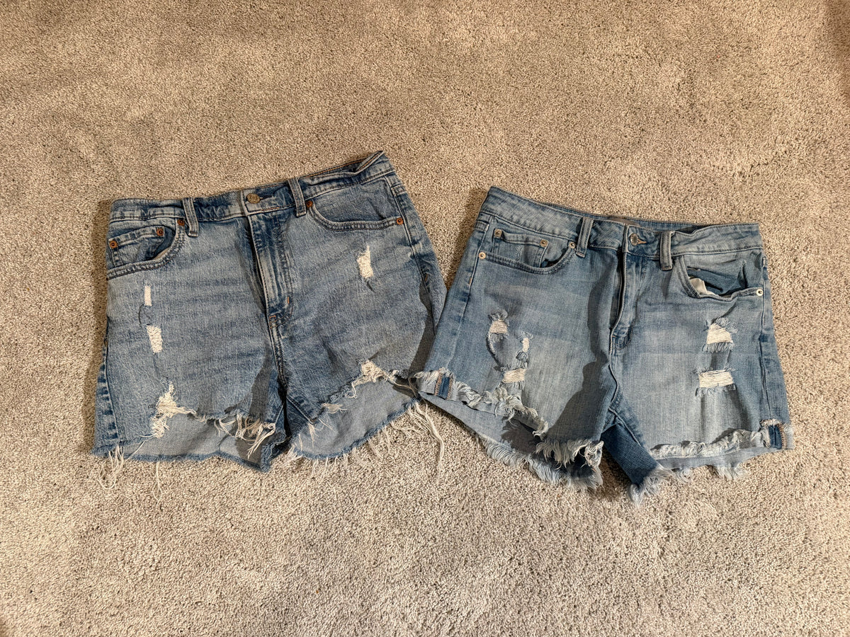 Women’s Jean Shorts Bundle Size Large