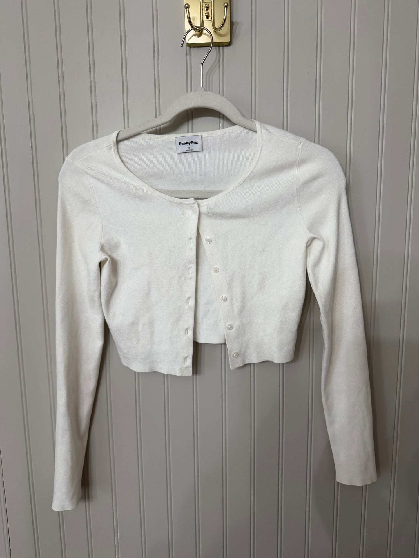 Aritzia Sunday Best Izzy Cardigan Women’s XS White
