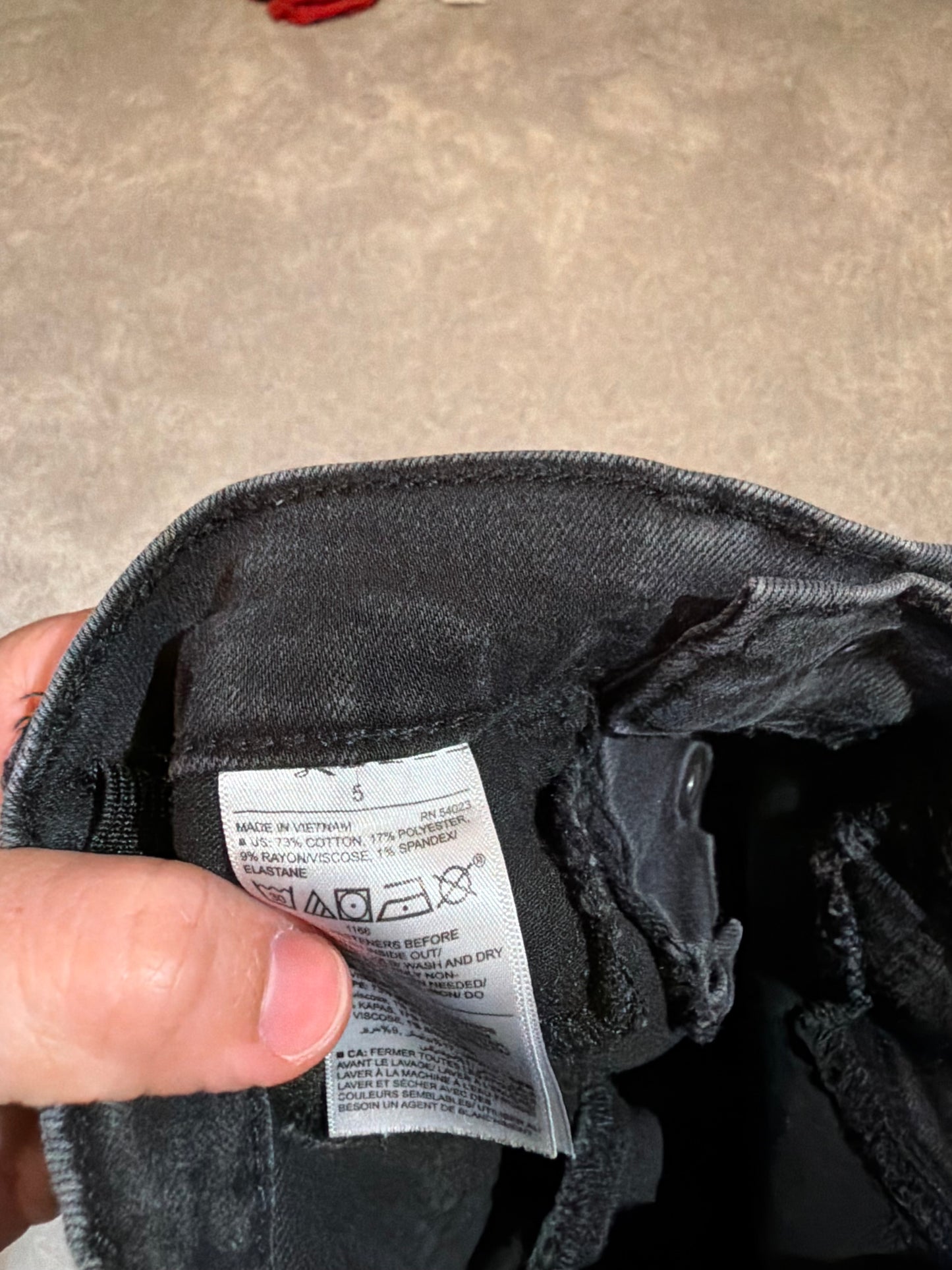 Old Navy Jeans Girl’s Size 5 Black