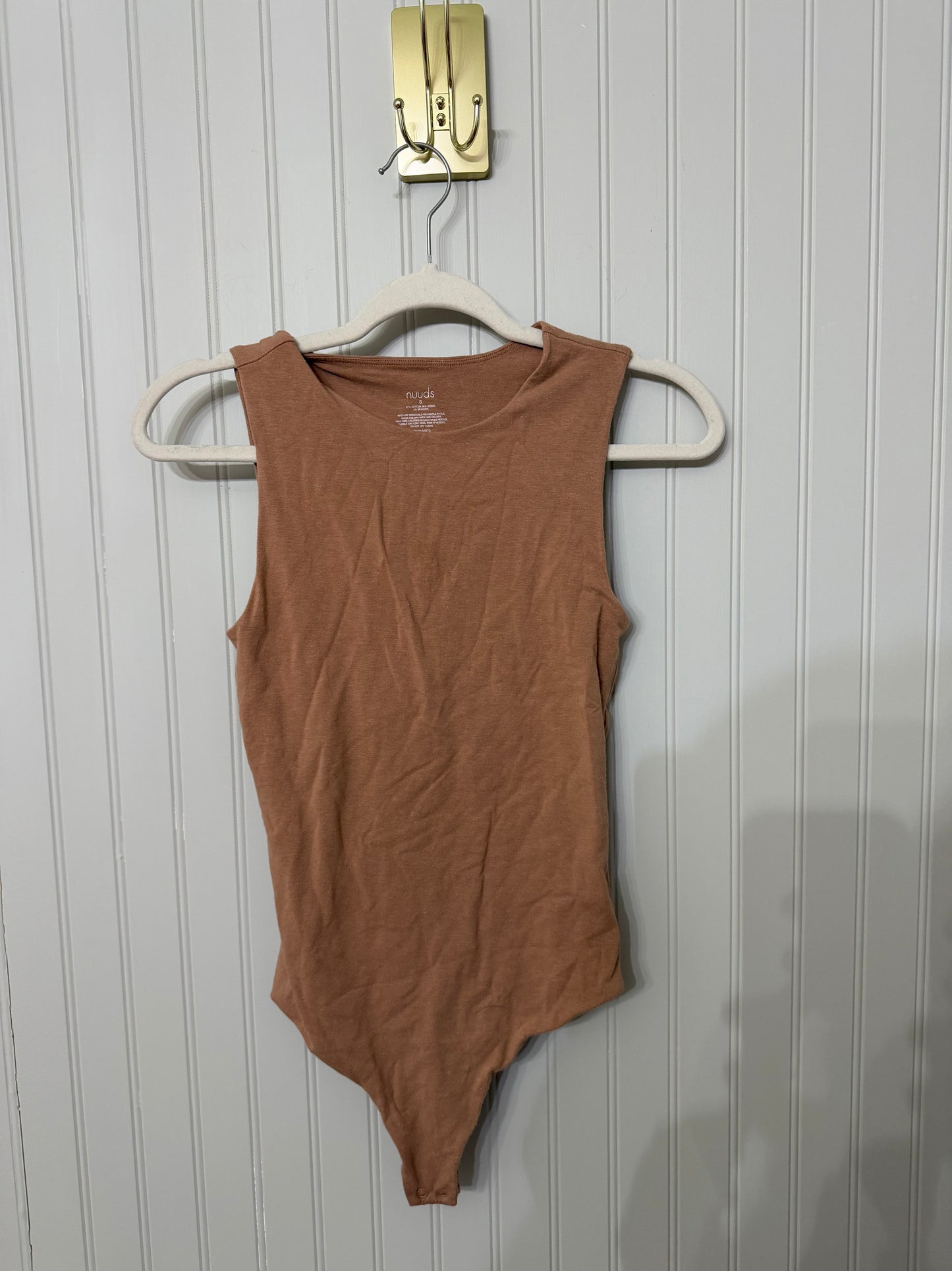 Nuuds Bodysuit Women’s Small Tan