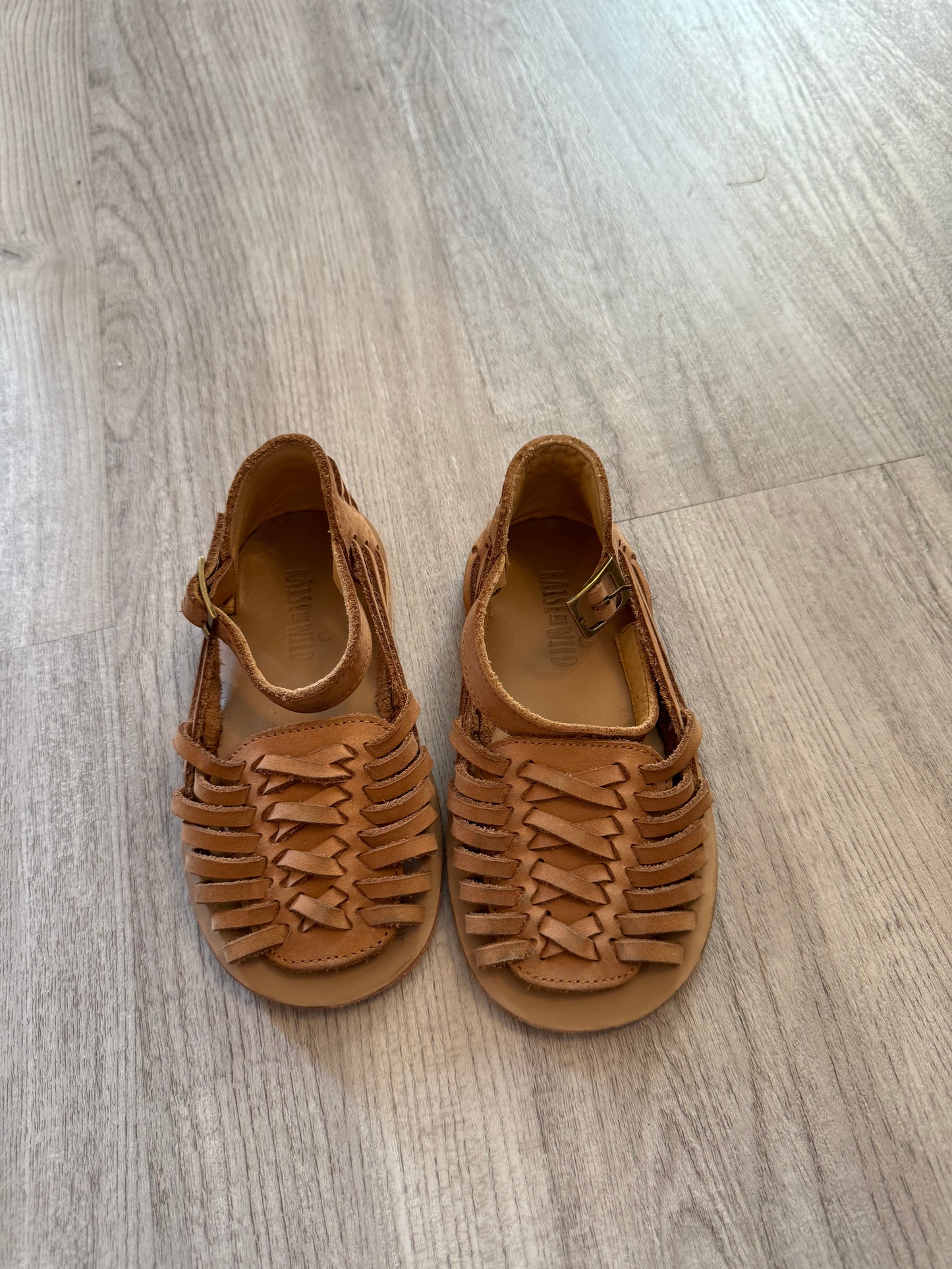 Huarache Sandals Toddler Girl Size 9 Tan