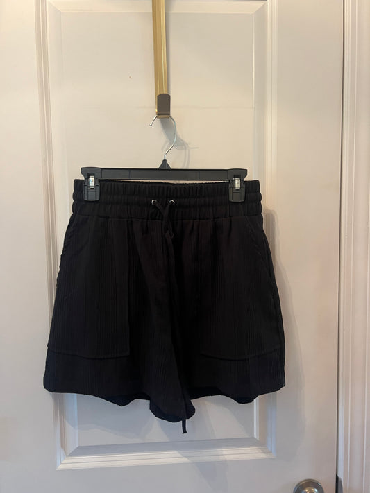 4th + Reckless Drawstring Shorts Women’s Size Medium 8-10 Black