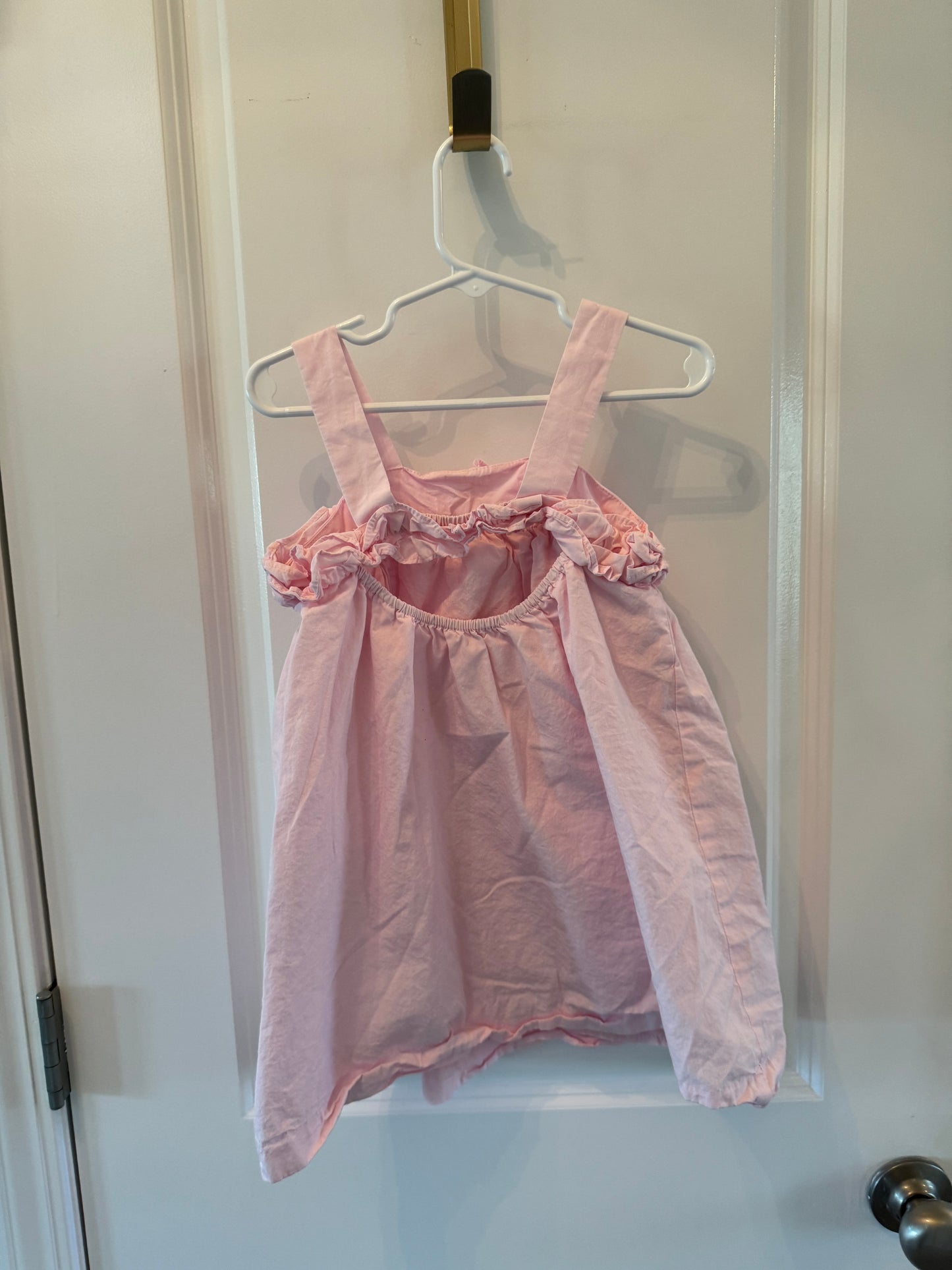 Zara Ruffle Dress Toddler Girl Size 3-4 Years Pastel Pink