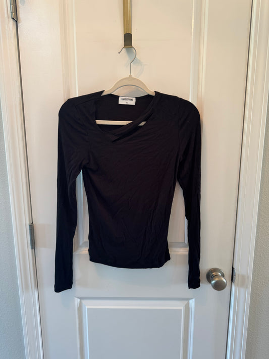 Revolve LNA Clothing Knit Top Women’s Small Black