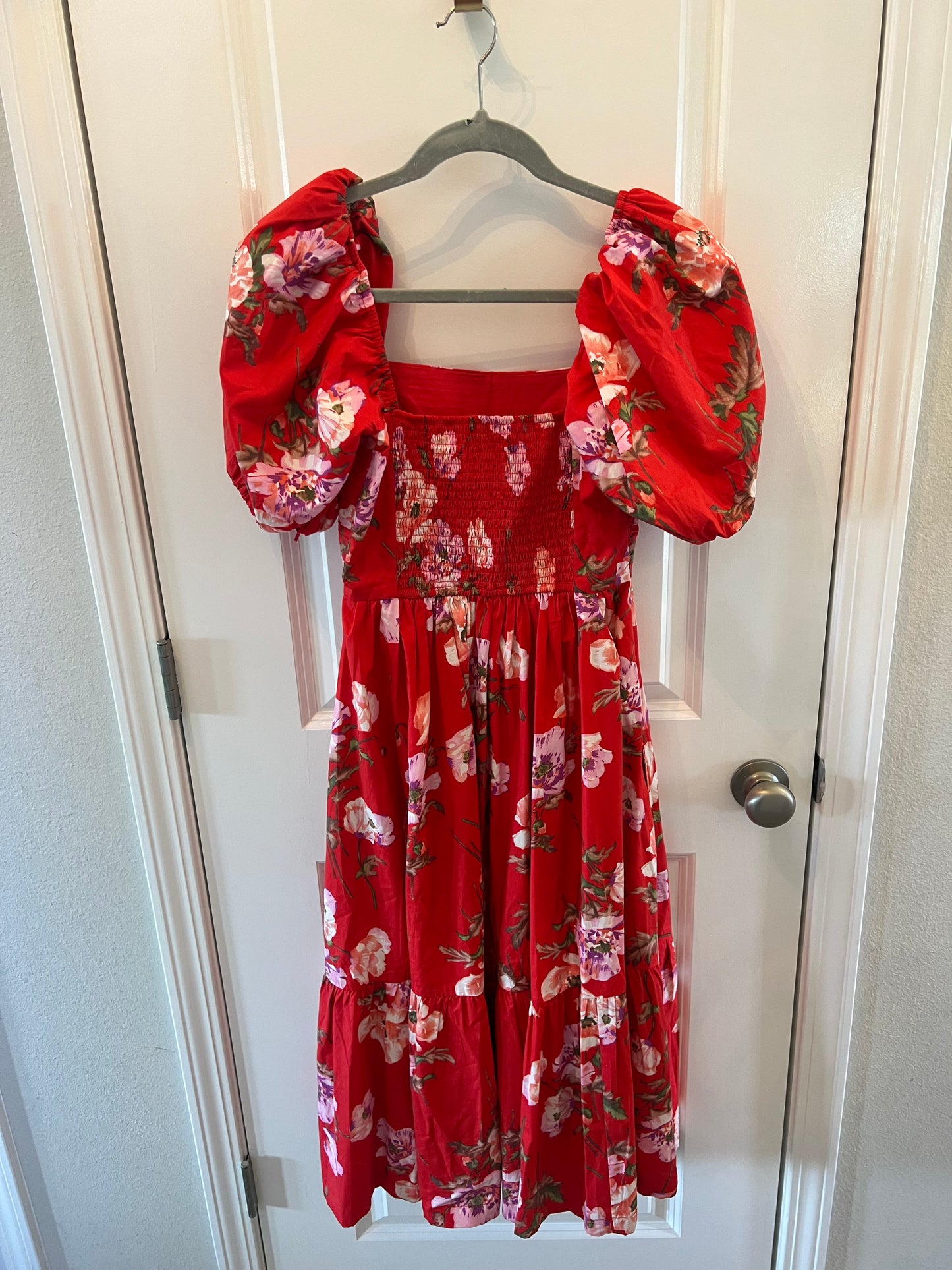 Abercrombie & Fitch Floral Red Dress Size XSP