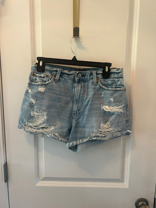 Abercrombie & Fitch Annie High Rise Jean Shorts Women’s Size 28/6