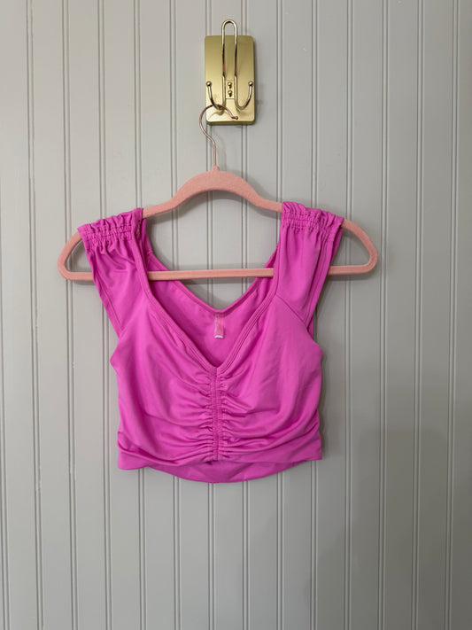 Free People Movement Breathe Deeper Cropped Active Top Women’s Small