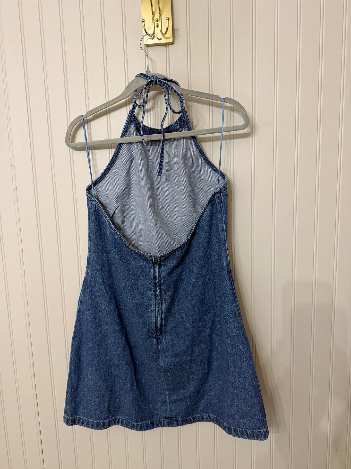 Halter Denim Dress Women’s Medium NWT