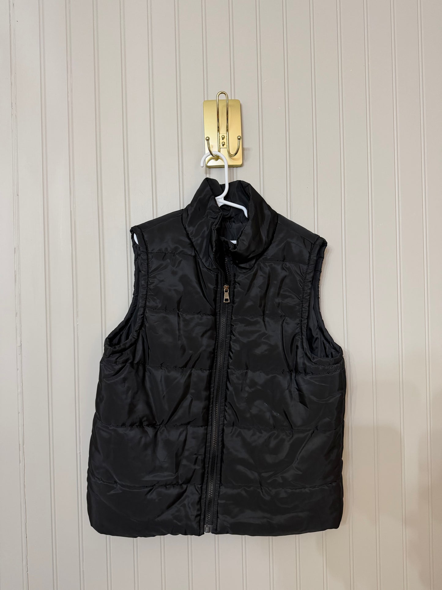 Puffer Vest Youth Size 12 Years Black