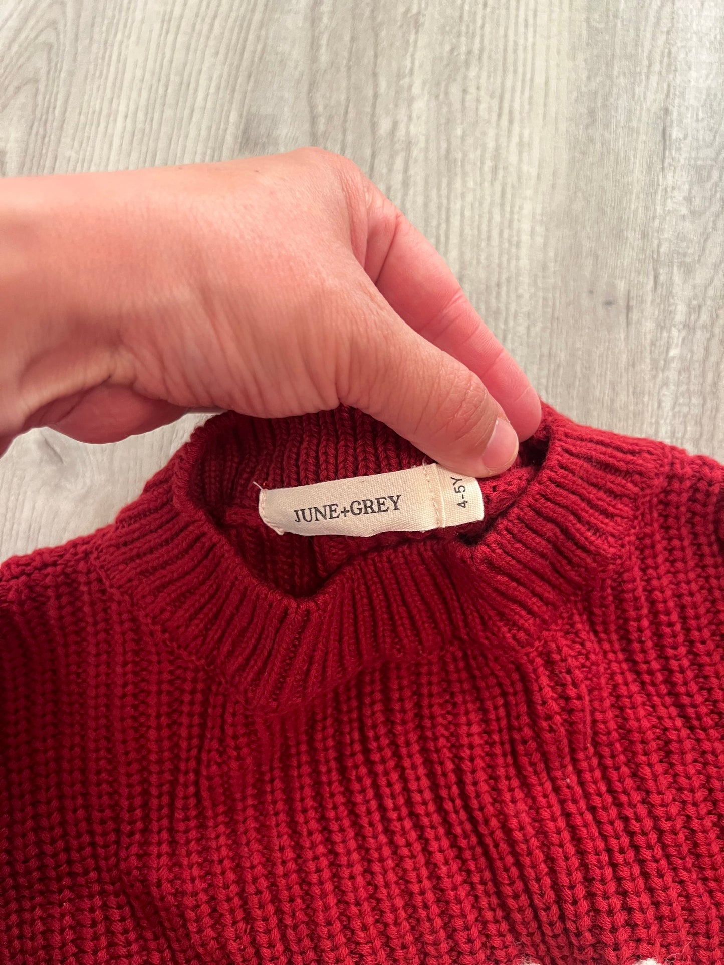 Toddler Girl Holiday Sweater Size 4/5 Years