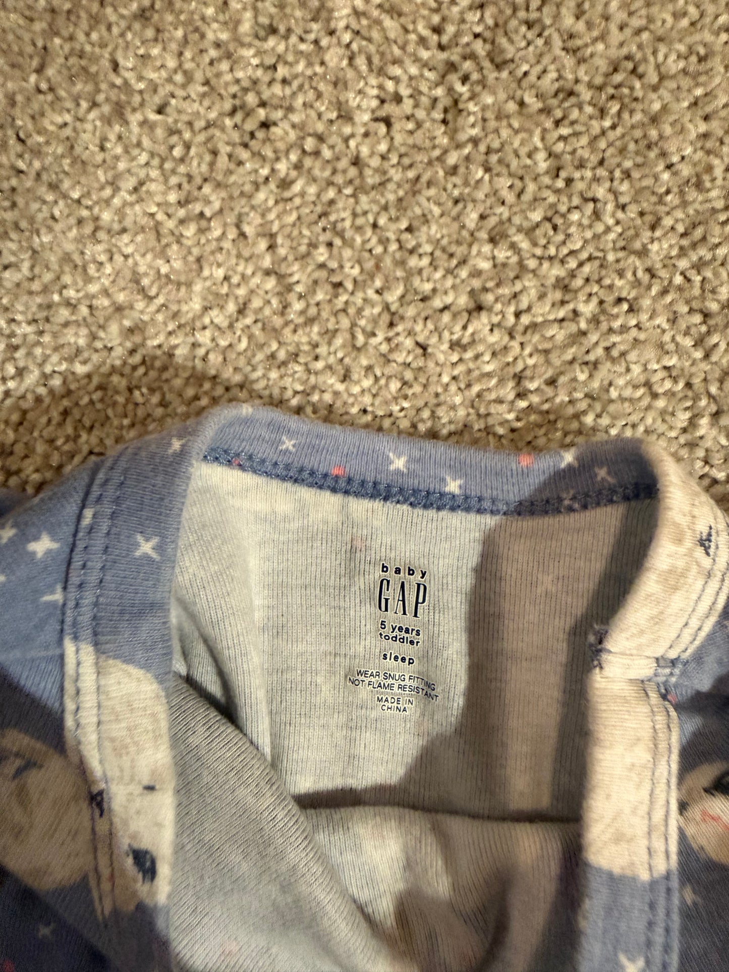 Bundle of Pajamas Toddler Size 5 Years