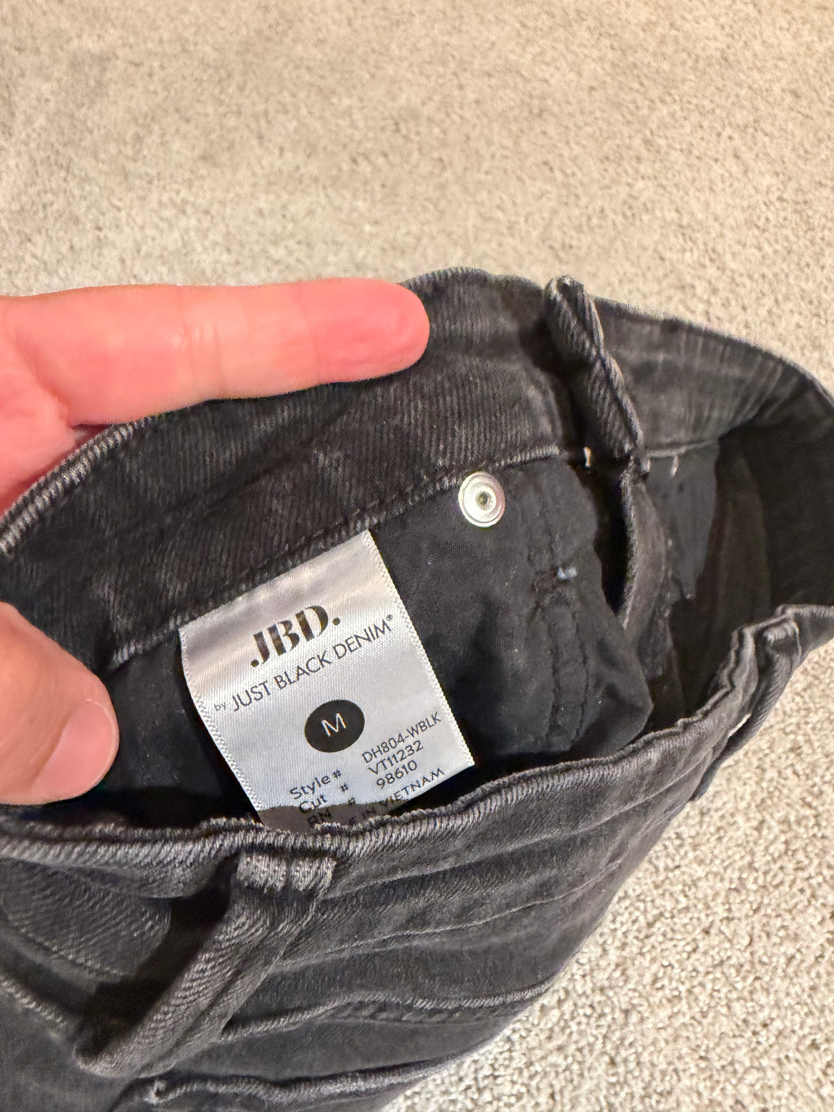 JBD Women’s Black Denim Shorts Size Medium