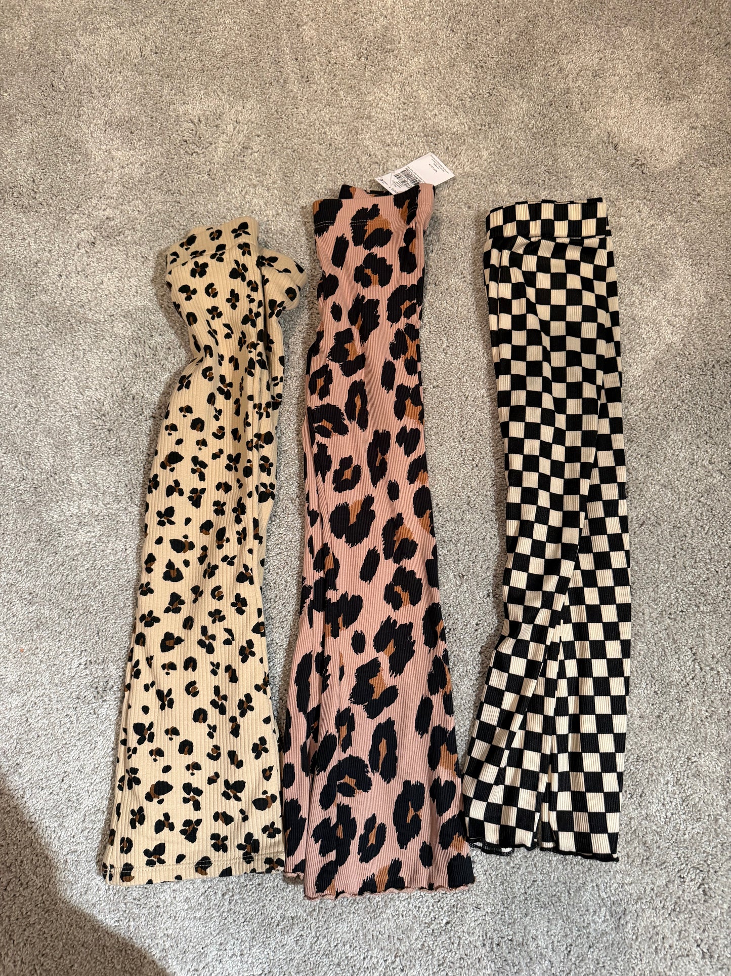 Bundle of 3 Flare Print Pants Girl’s Size 5