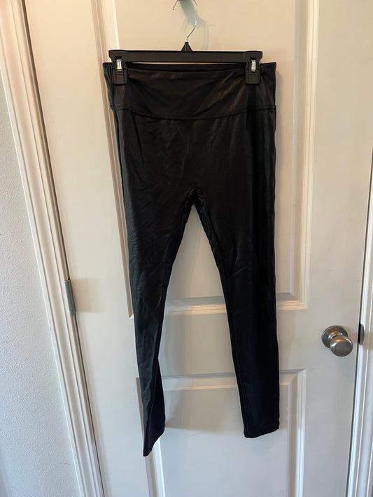High Rise Faux Leather Leggings Women’s Size Large Black