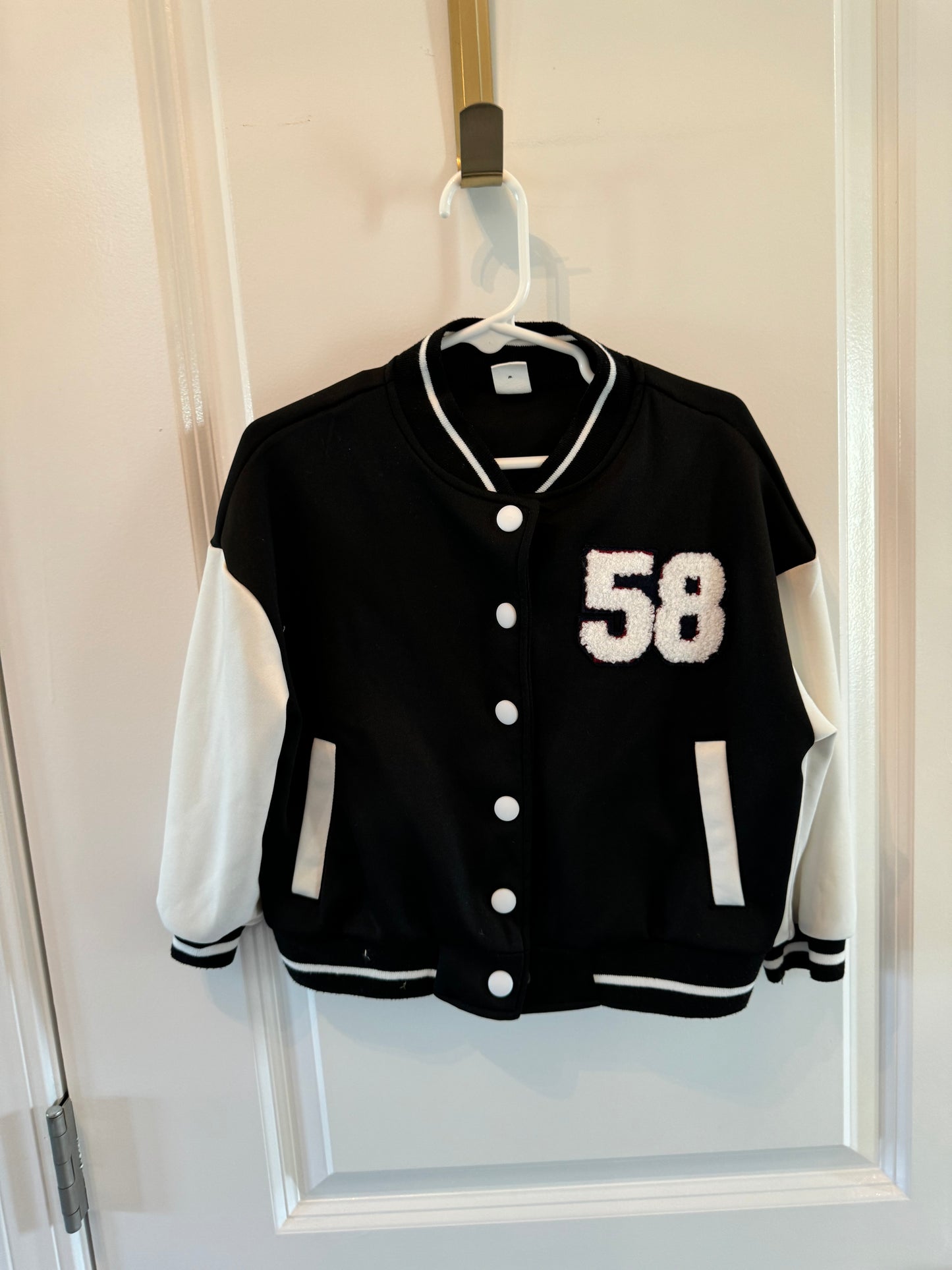 Black Bomber Jacket Size 4T