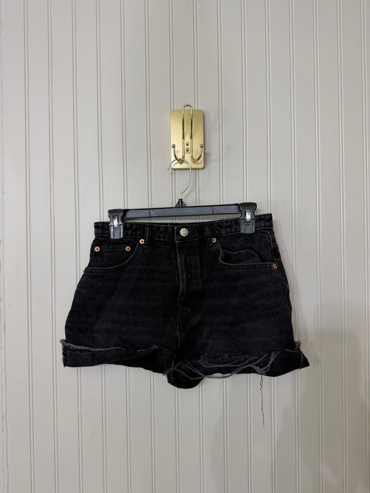 Zara Denim Shorts Women’s Size 6 Black