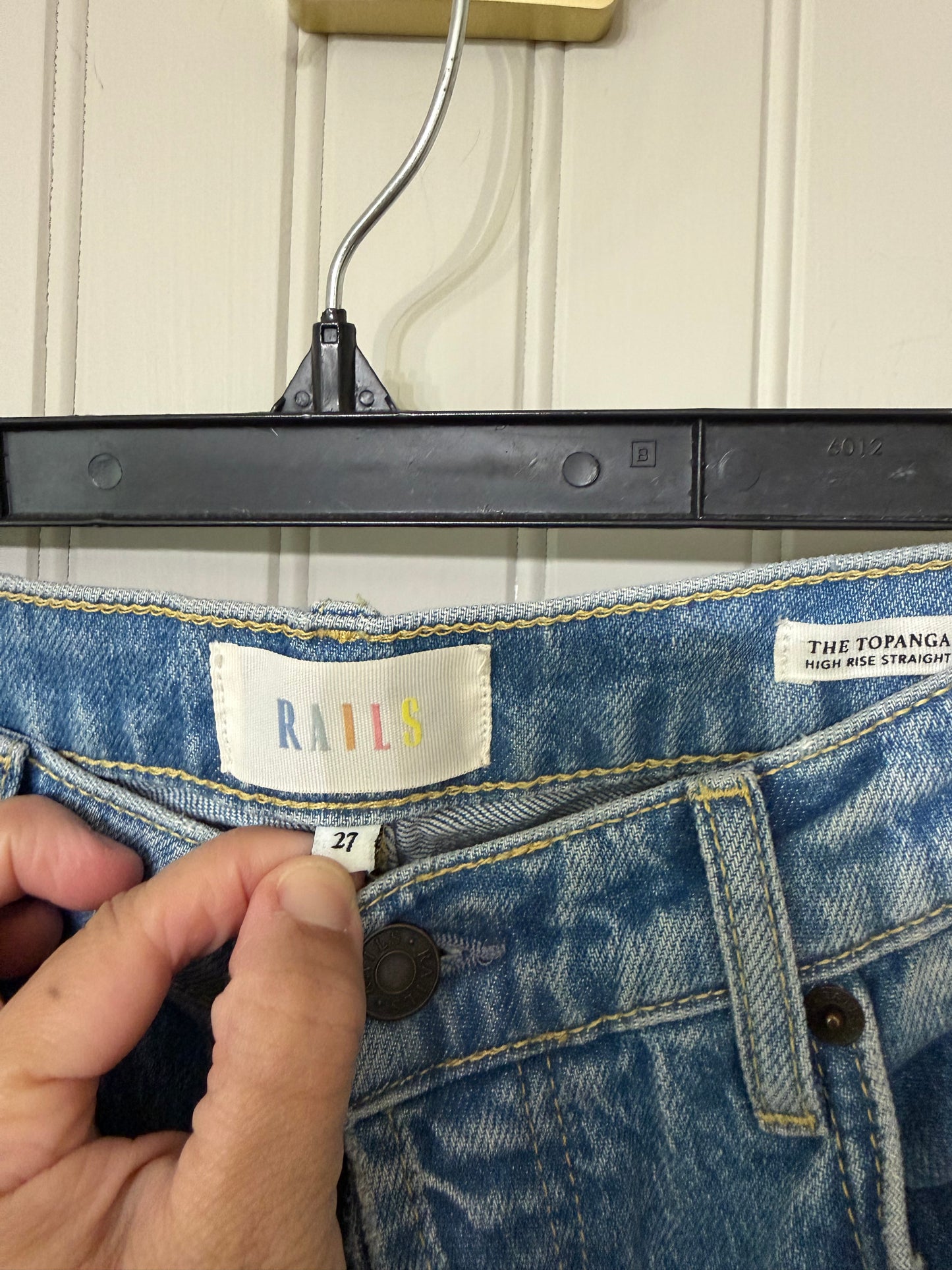 Rails Topanga High Rise Straight Jeans Women’s Size 27/4