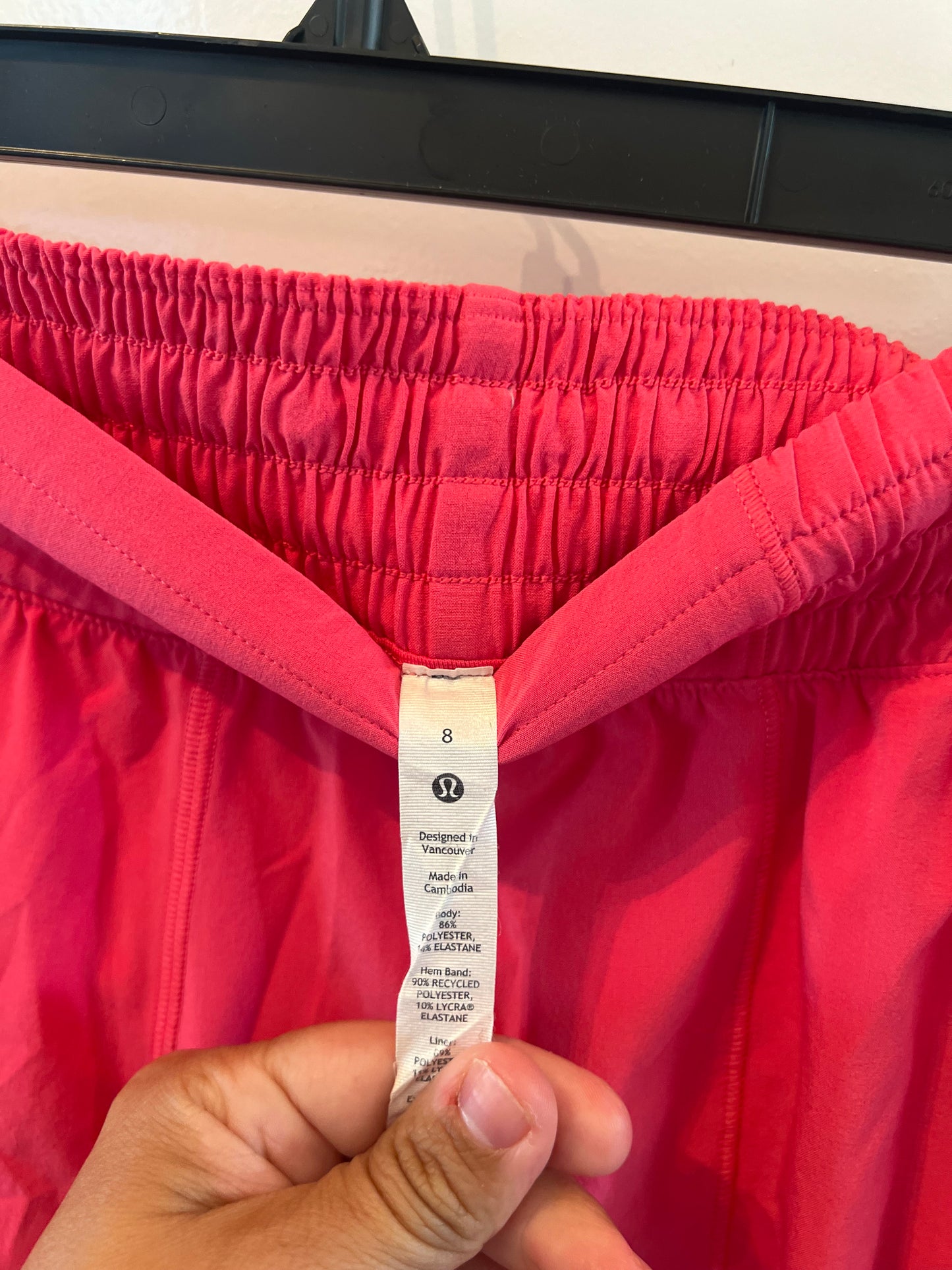 Lululemon Active Shorts Women’s Size 8 (Medium) Hot Pink