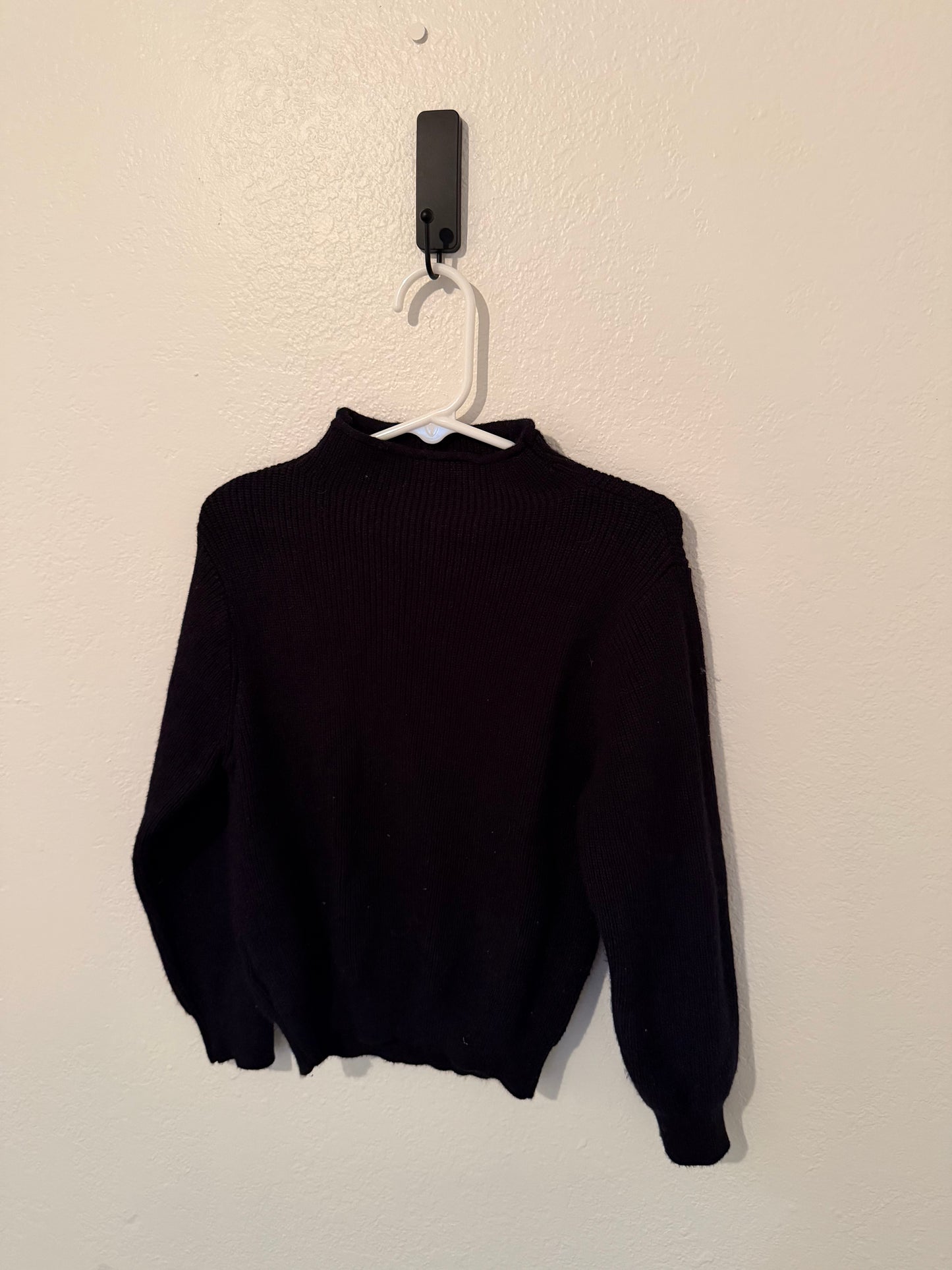 Fuzzy Sweater Toddler Size 2-3 Years Black