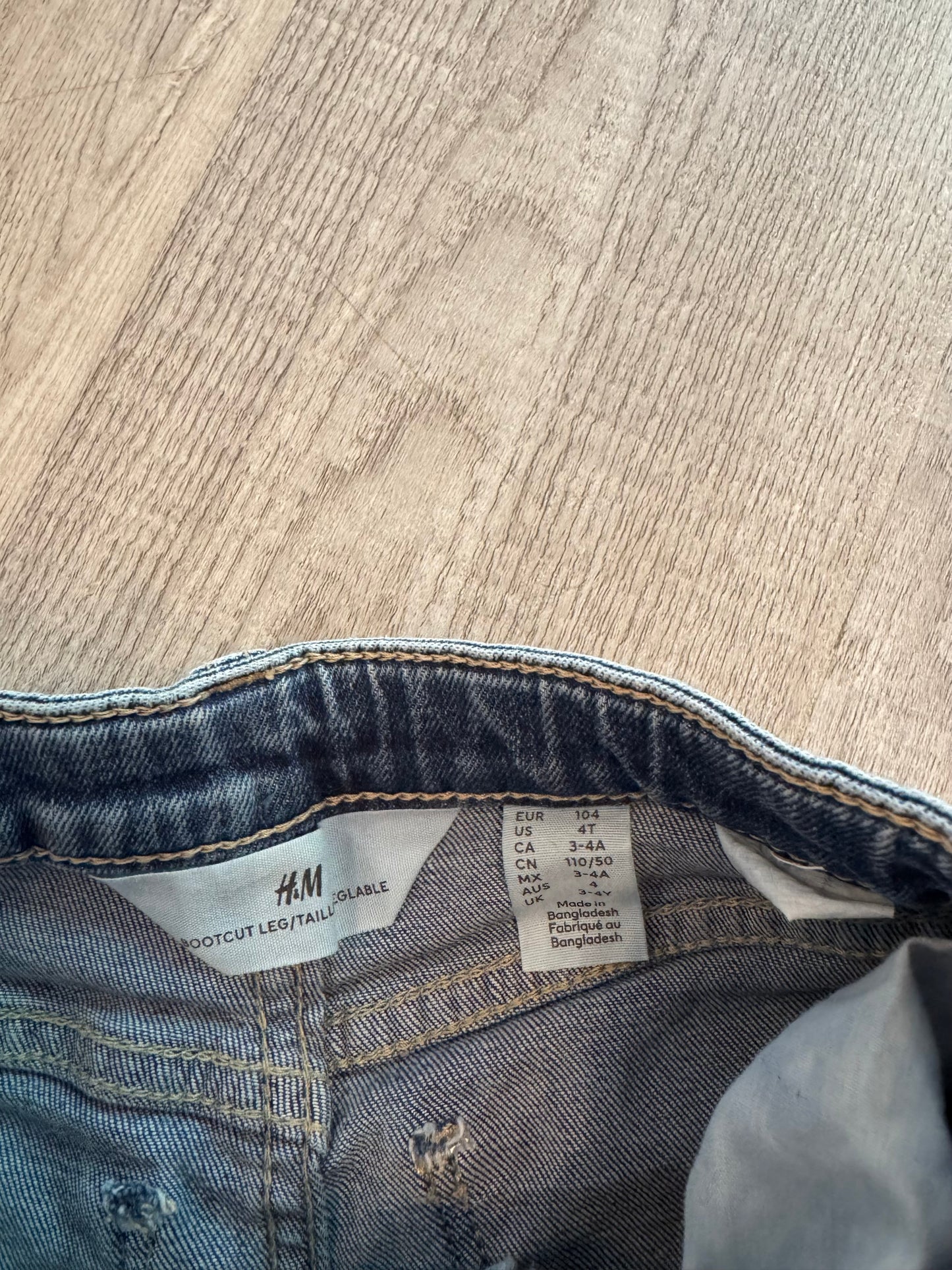 H&M toddler jeans size 4 years